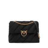 Borsa a tracolla maxi Extra Love Bag Puff in nylon 103347 A358Z99Q PINKO 