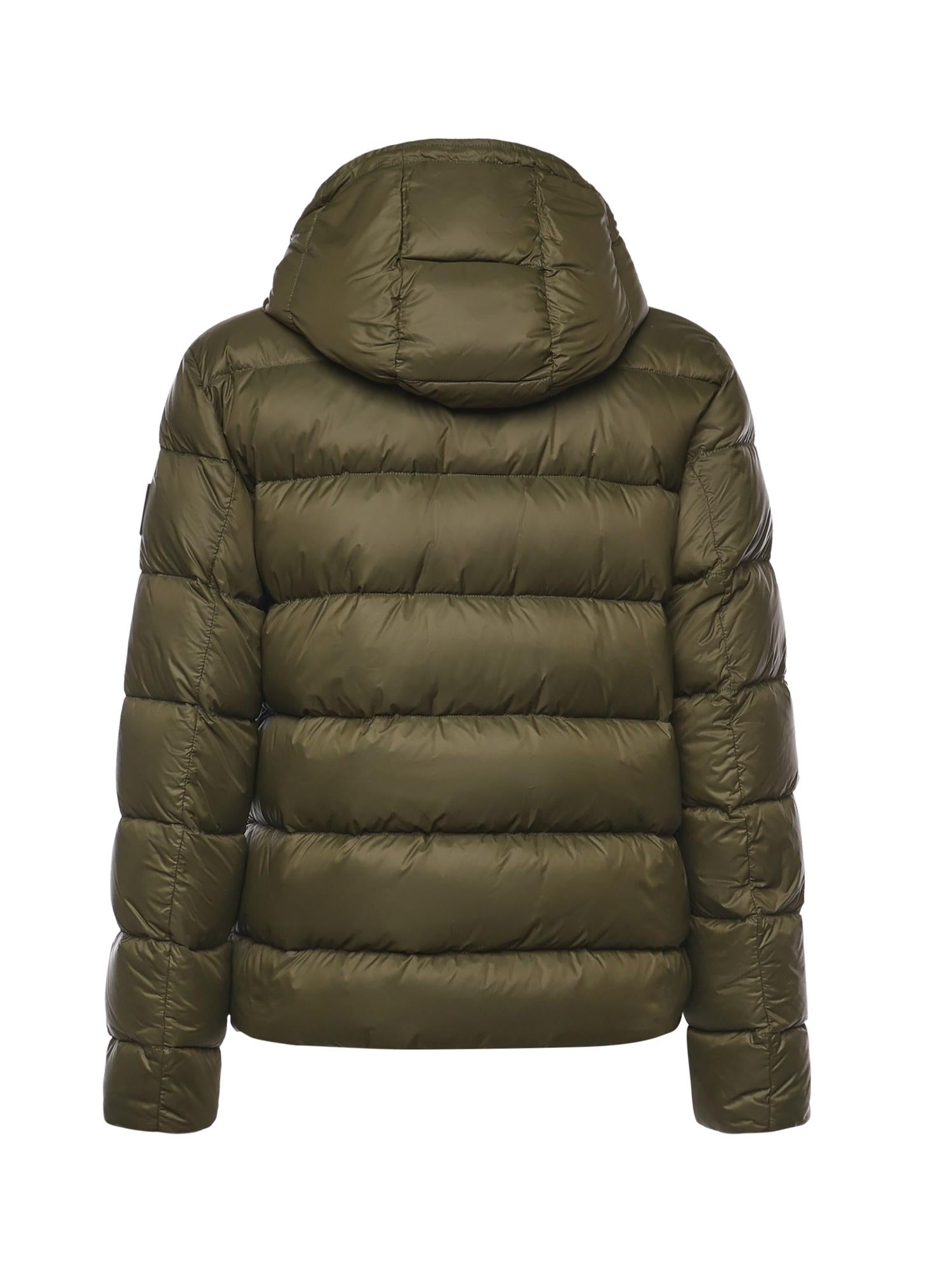 Piumino double front in popeline calandrato NAM32510620XMH V607 FAY 