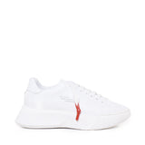 Sneakers Nemesis in nappa con lacci cerati NEMESIS2 NAPPAWHITE GIULIANO GALIANO 