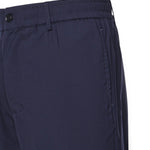 Pantaloni Astro in gabardine di misto lana ASTRO BLU GIULIANO GALIANO 