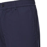 Pantaloni Astro in gabardine di misto lana ASTRO BLU GIULIANO GALIANO 
