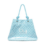 Shopper Aruba in PVC BYBS38A01A TURQUOISE BY BYBLOS 