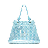Shopper Aruba in PVC BYBS38A01A TURQUOISE BY BYBLOS 