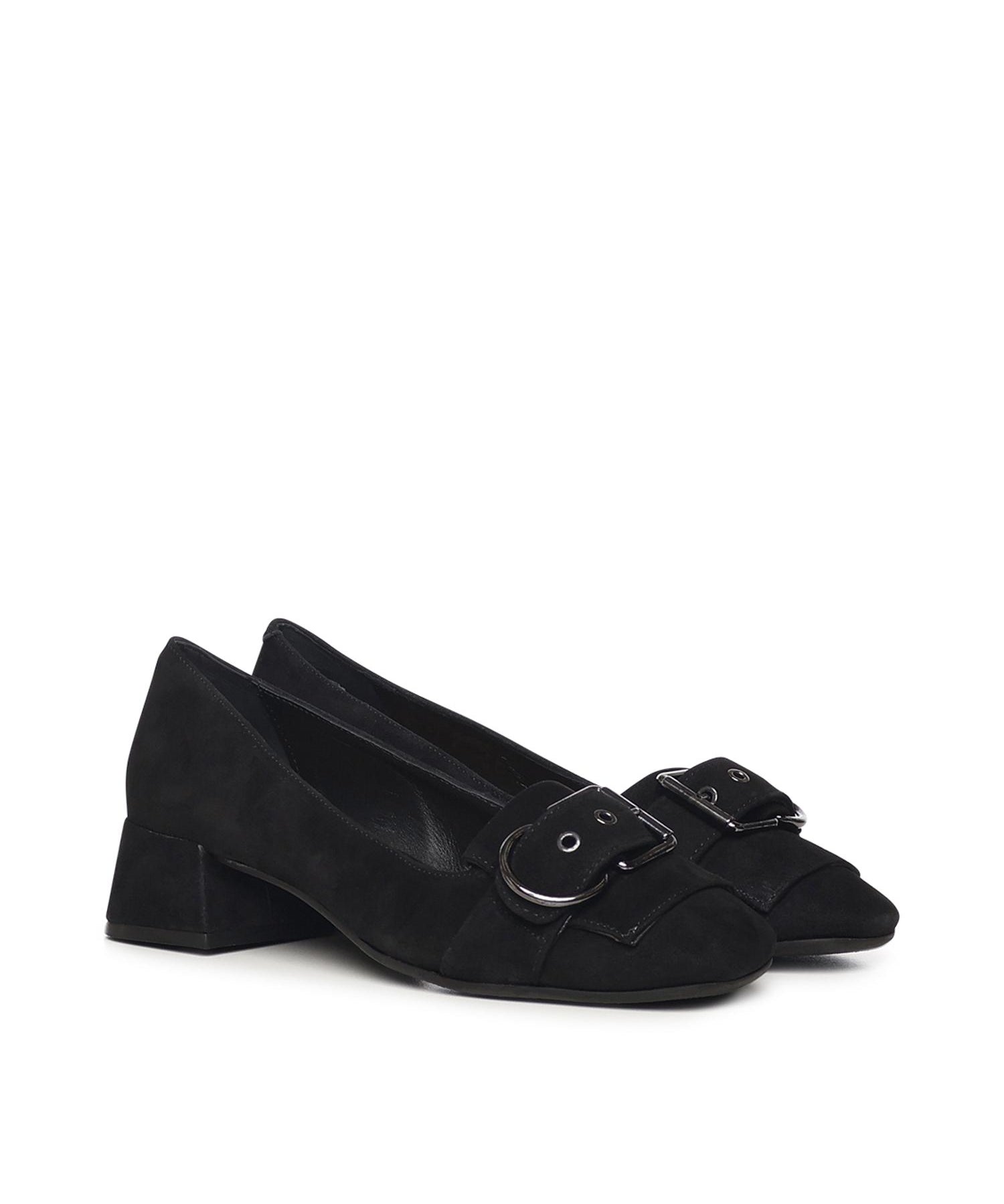 Décolleté Rose Buckle A56158 NERO CARMENS 