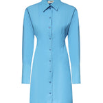 Abito chemisier in viscosa tecnica FDD537 AW9BF1W0L FENDI 