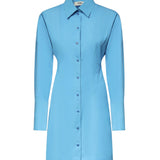 Abito chemisier in viscosa tecnica FDD537 AW9BF1W0L FENDI 