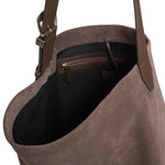 Borsa a tracolla grande Bucket Big in suede 106834 A0F6M11A PINKO 