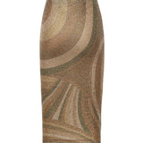 Gonna midi in jersey lamé con stampa Iride 5UJV11 5U867993 PUCCI 