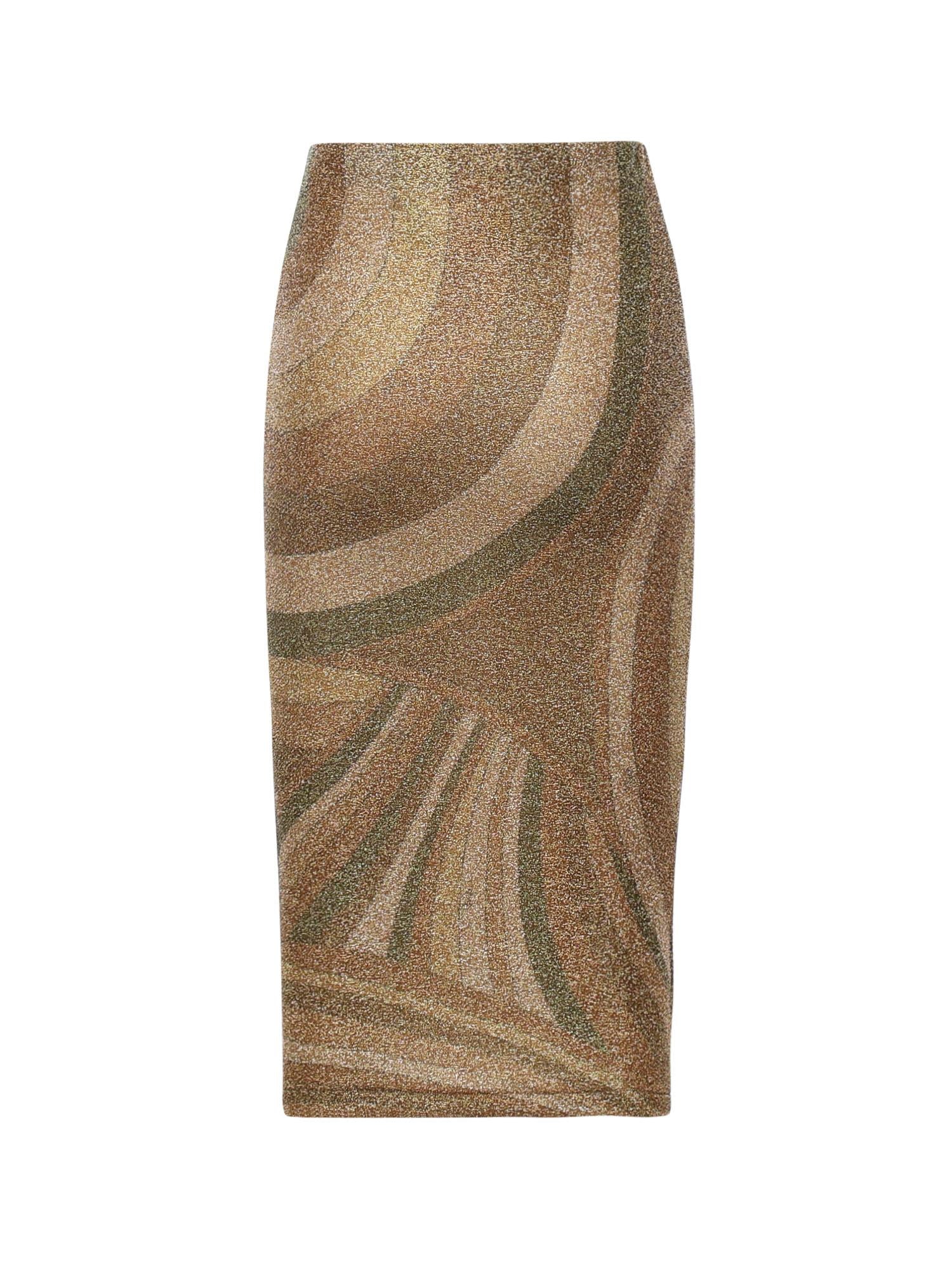 Gonna midi in jersey lamé con stampa Iride 5UJV11 5U867993 PUCCI 