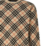 Maglioncino in cashmere check all-over 8098675 B9368 BURBERRY 