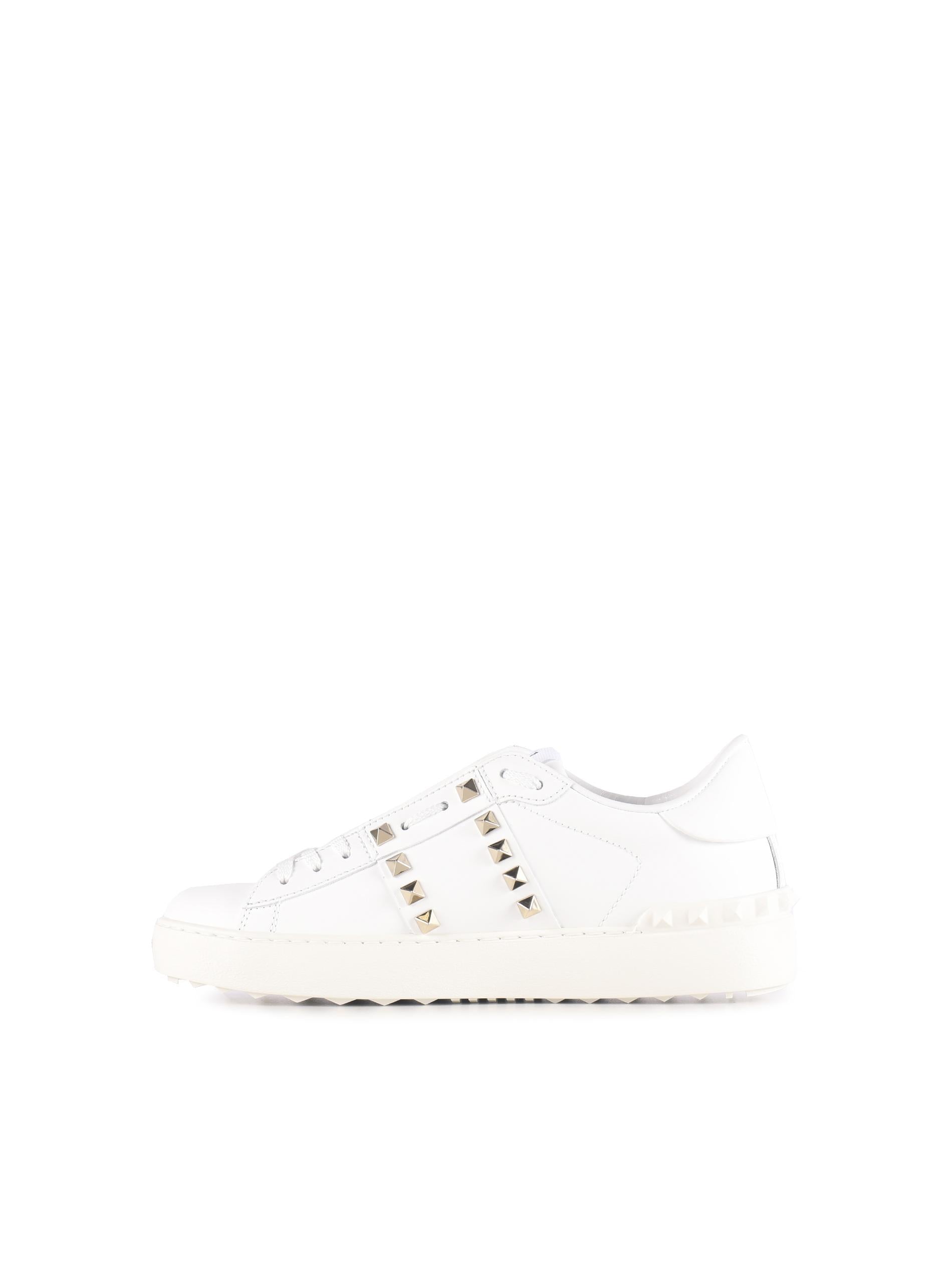 Sneaker Rockstud Untitled in vitello 8W2S0A01 BHS0BO VALENTINO GARAVANI 