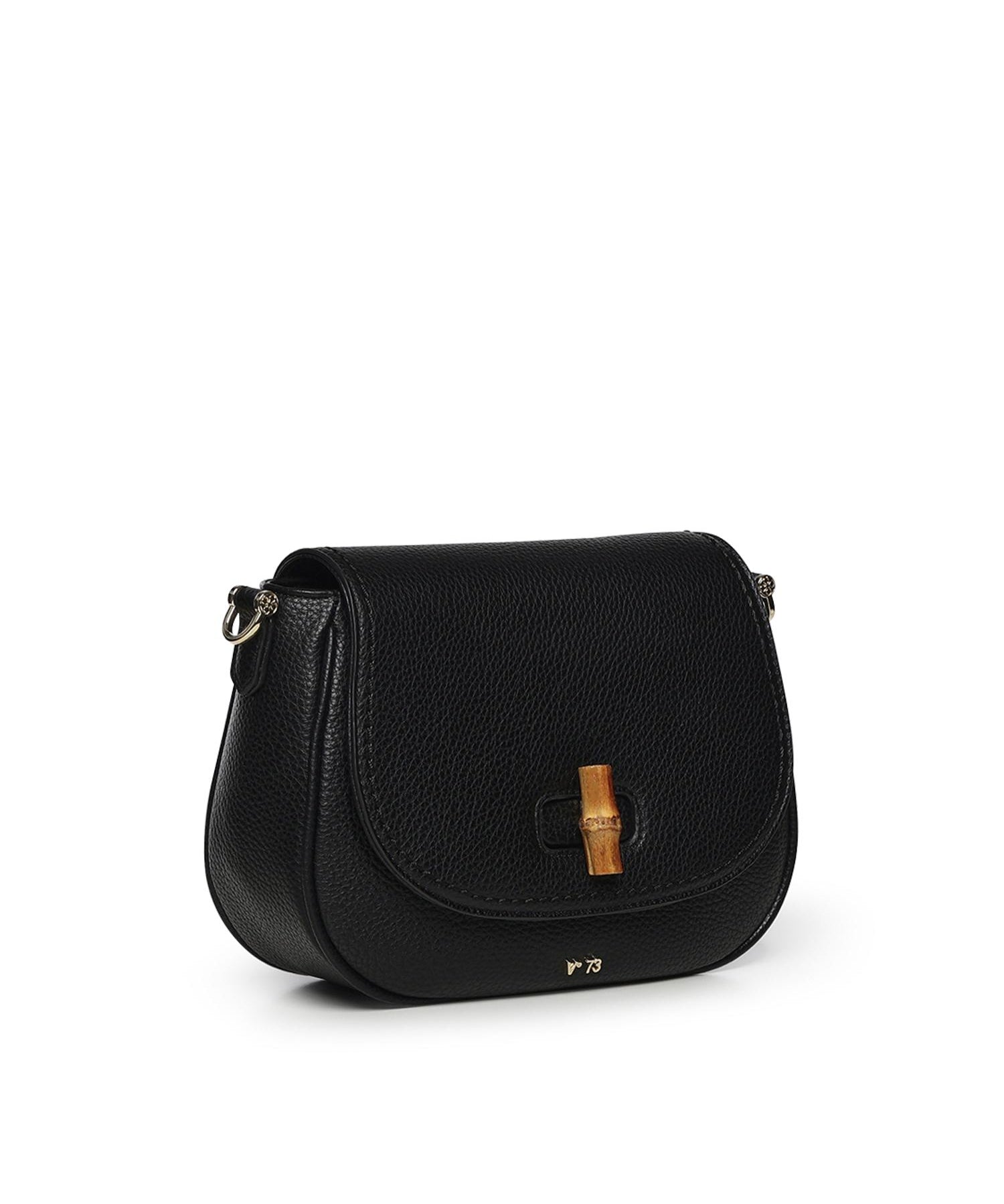 Borsa a tracolla Beatrice con logo 73BS9M607 BEATRICENERO V° 73 