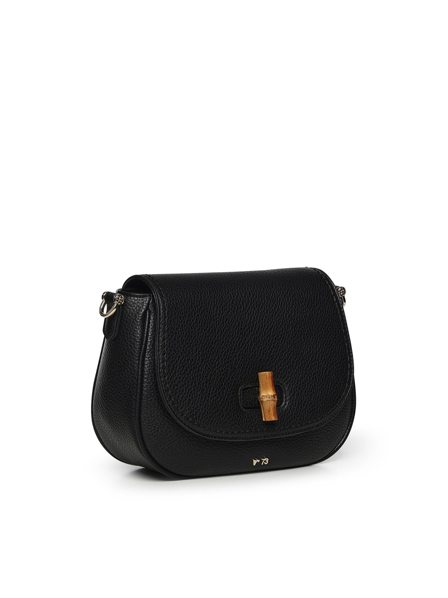 Borsa a tracolla Beatrice con logo 73BS9M607 BEATRICENERO V° 73 