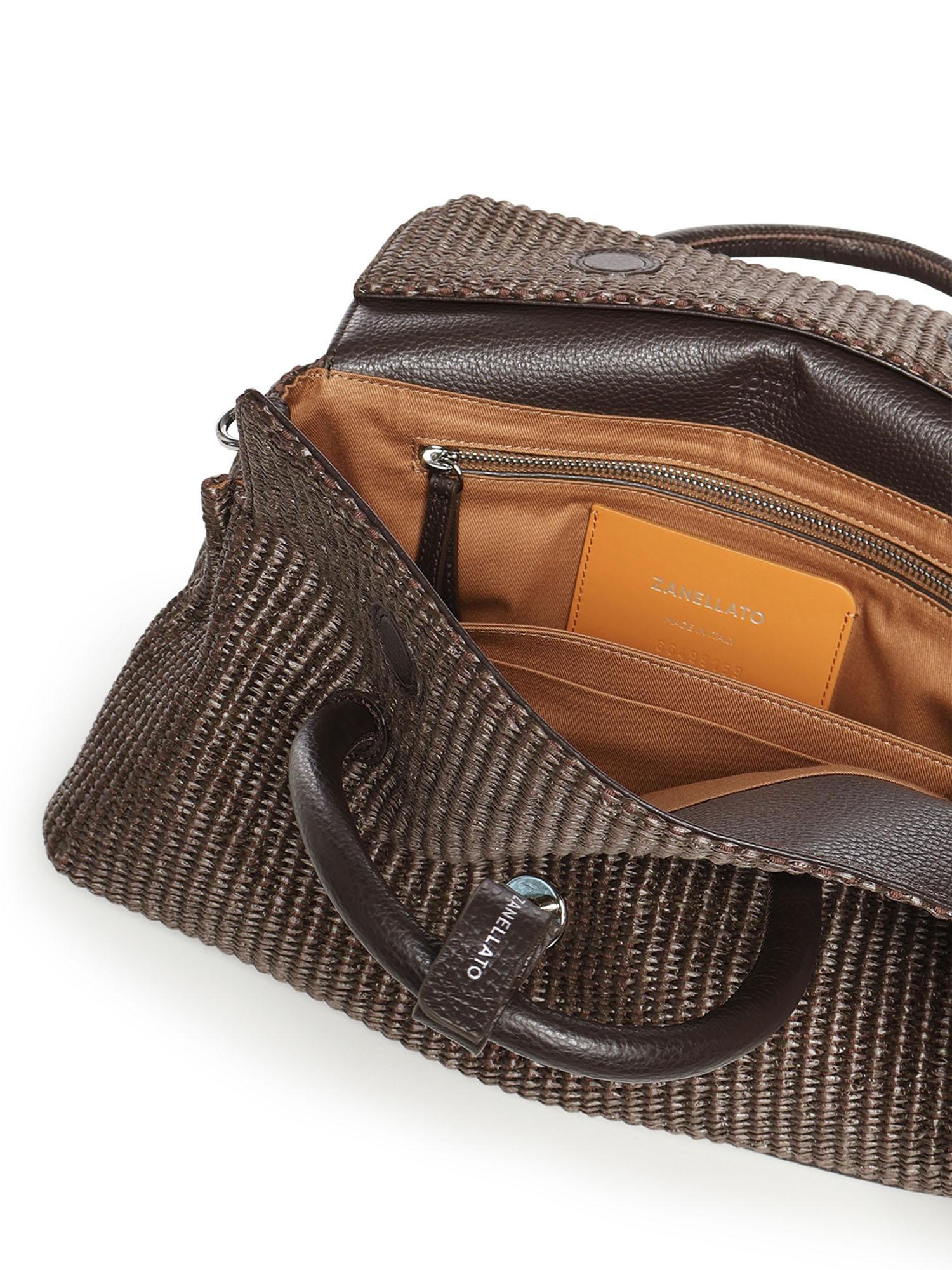 Borsa Dotta® small in vimini 069260 -2030000Z0244 ZANELLATO 