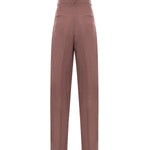 Pantaloni in lana e lino 856110 V6DL05117 BOTTEGA VENETA 