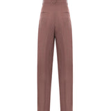 Pantaloni in lana e lino 856110 V6DL05117 BOTTEGA VENETA 