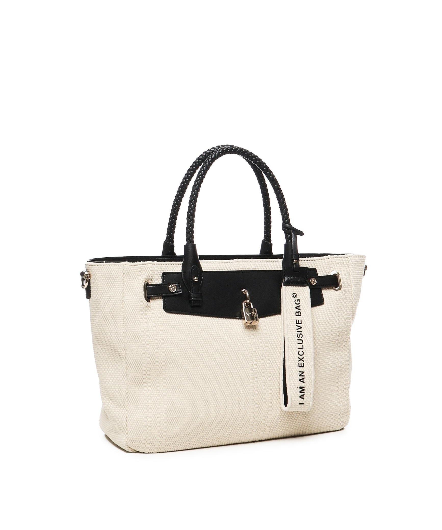 Borsa a spalla Rebecca 73BS8VY01 REBECCAOFF WHITE/NERO V° 73 