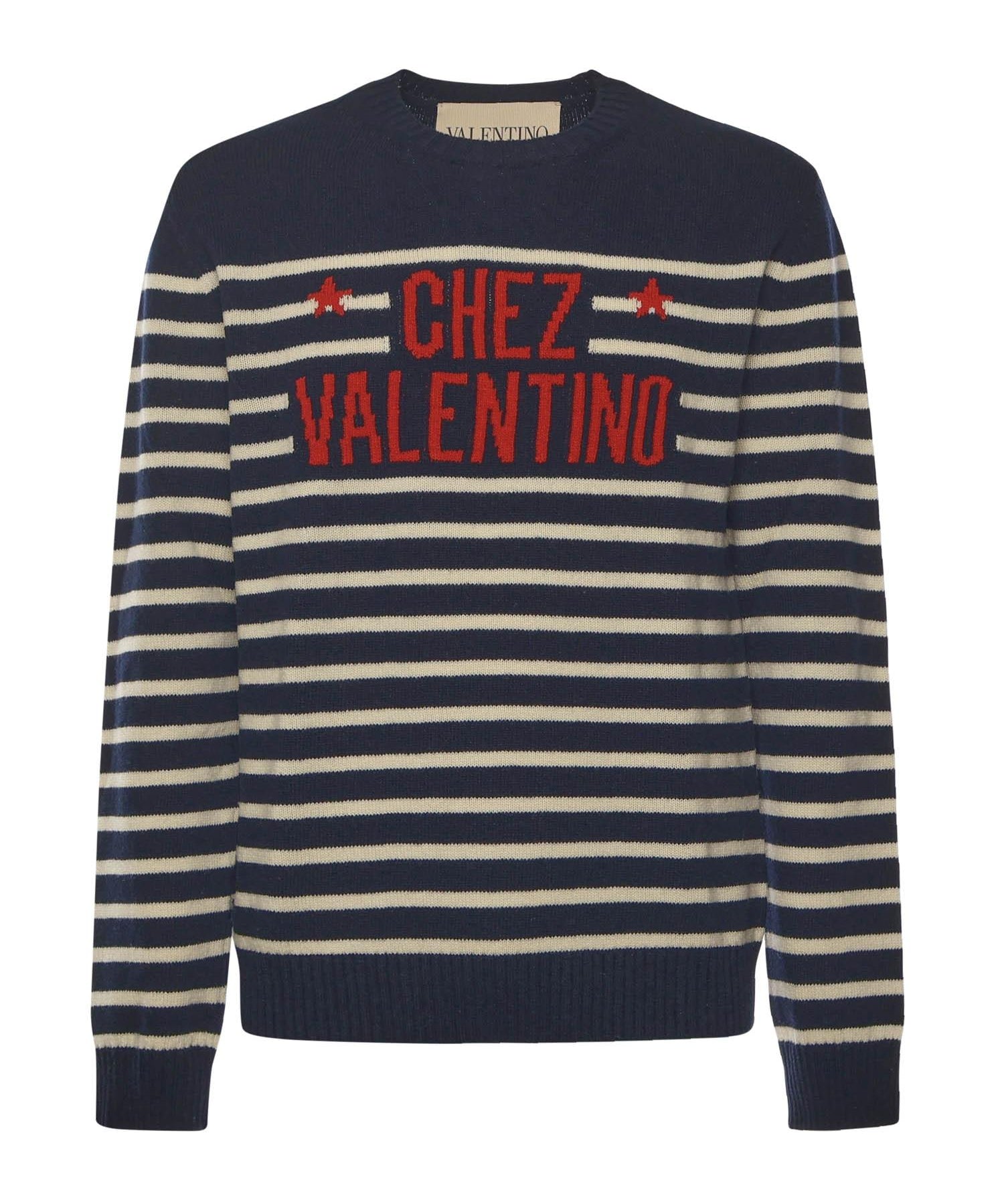 Maglia girocollo in pura lana 7V3KC34W B1WDYB VALENTINO GARAVANI 