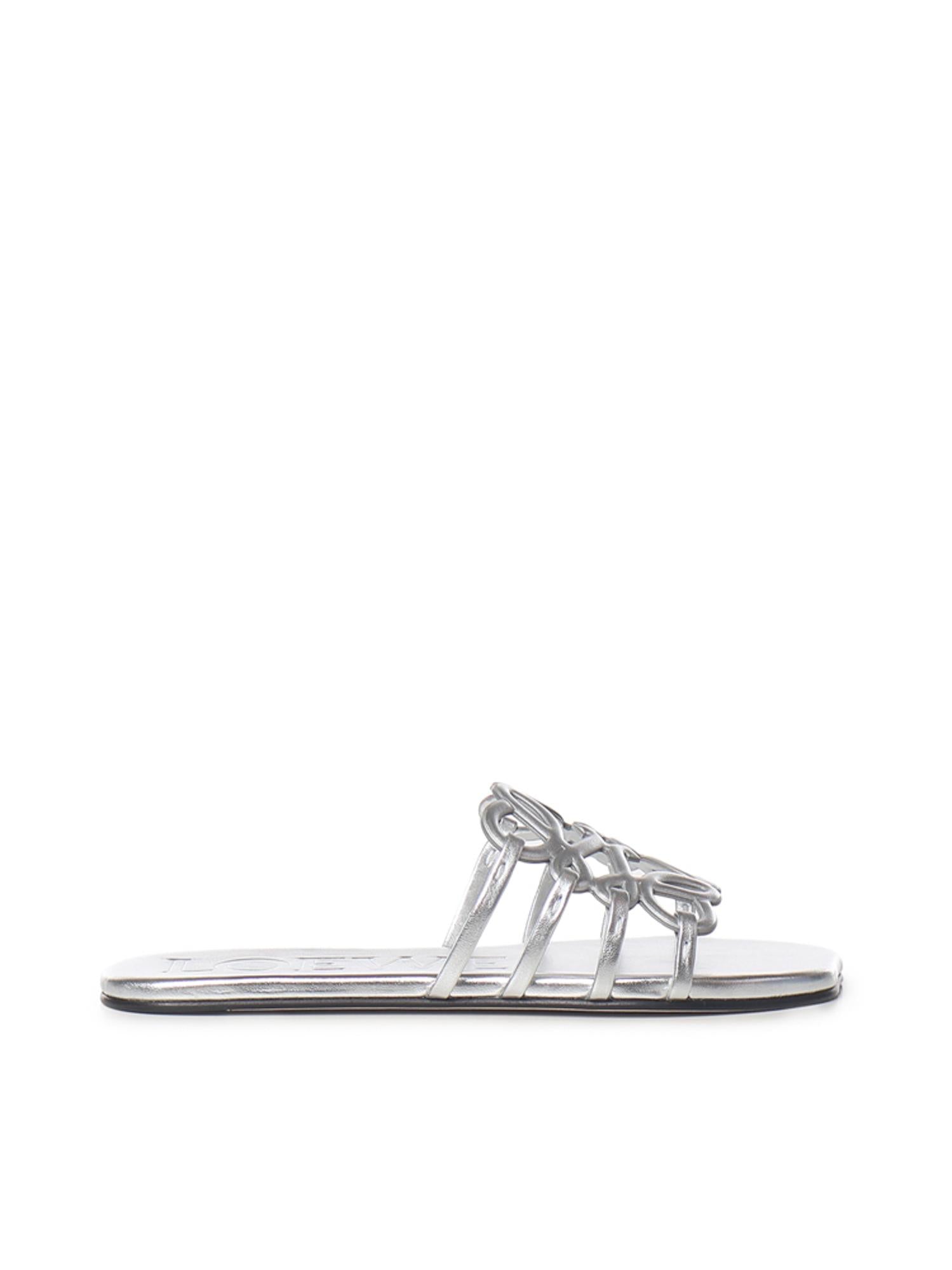 Slide Anagram Petal in pelle laminata LPEA465X08 1160 LOEWE 