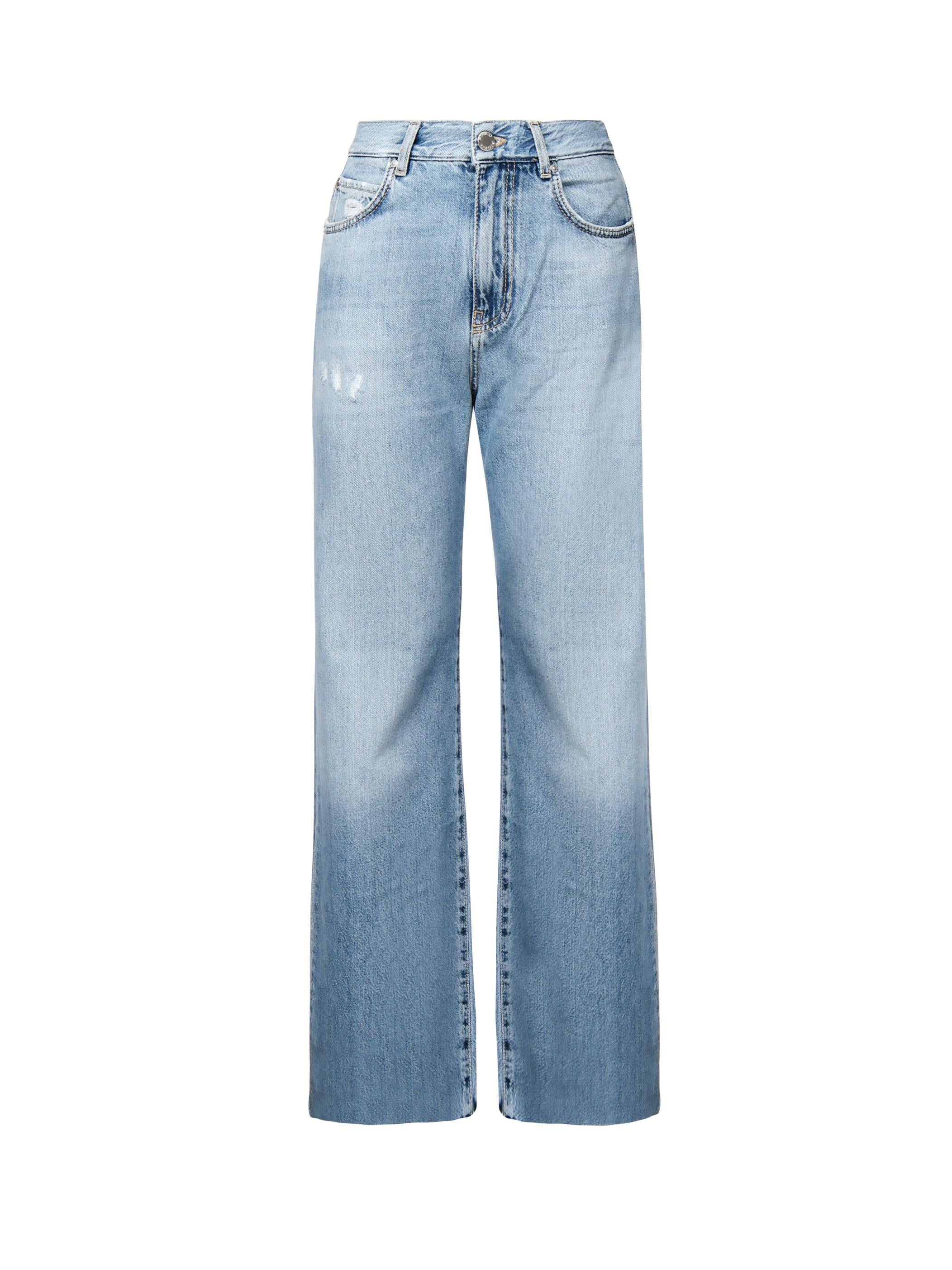 Jeans palazzo in denim soft 101733 A2DZPJV PINKO 