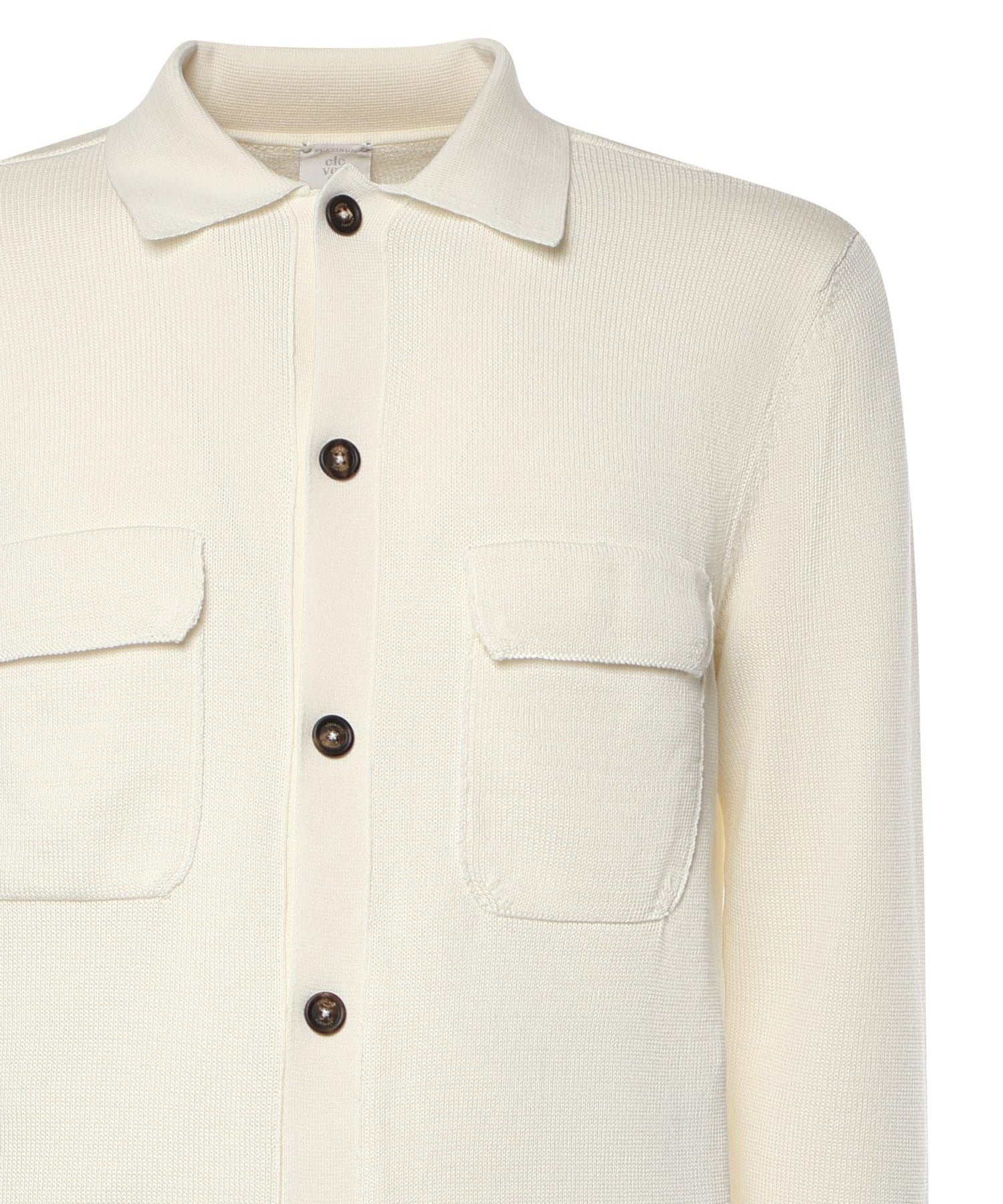Overshirt in cotone M76MAGM22MAG0M008 01 ELEVENTY 