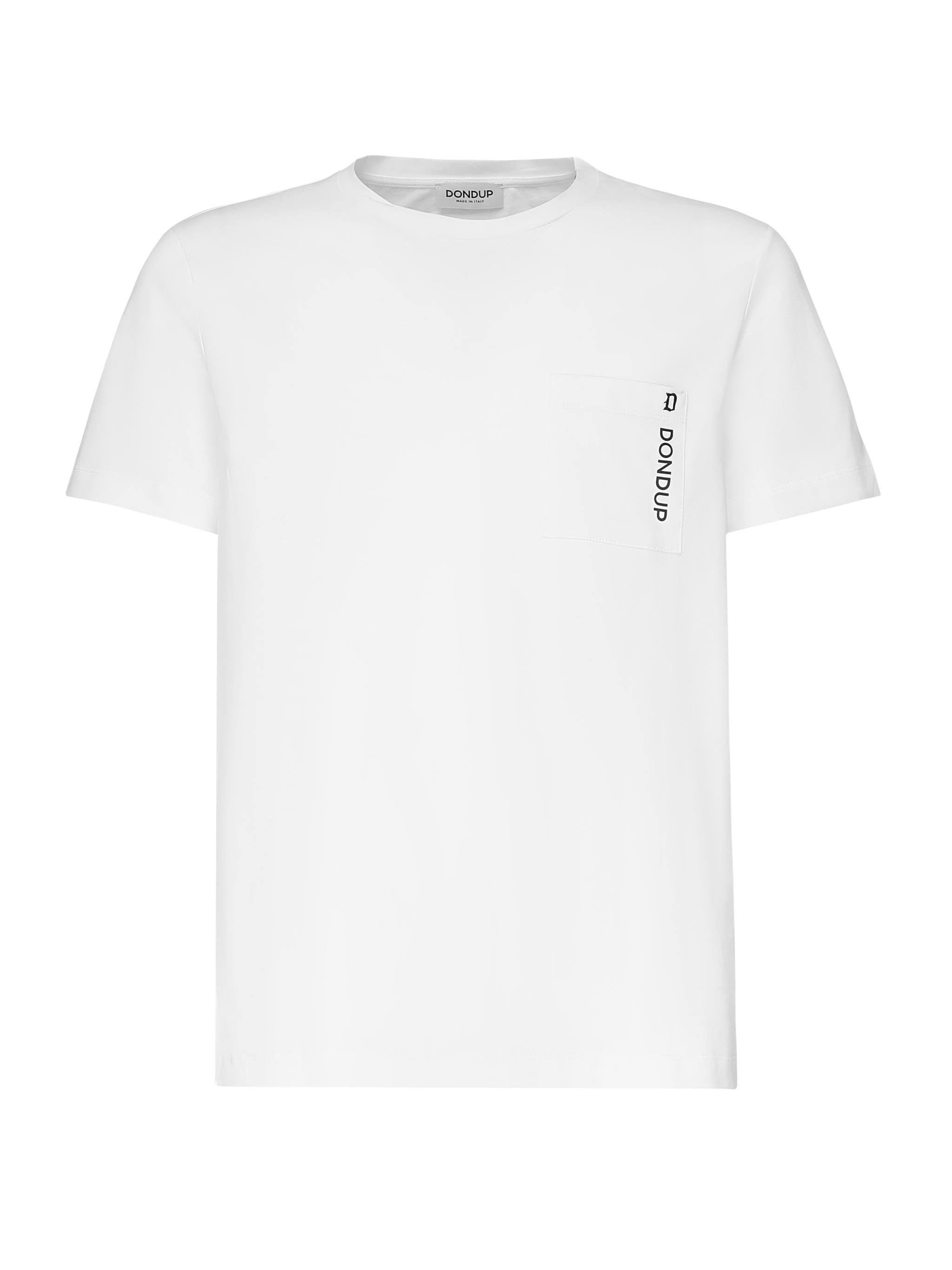 T-shirt in jersey con logo US356 JF0271UIS9000 DONDUP 