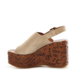 Sandali con zeppa Maxime CH25A10GRY 751 CHLOÉ 