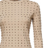T-shirt  " Negus " con strass 2512941031600 001 SPORTMAX 
