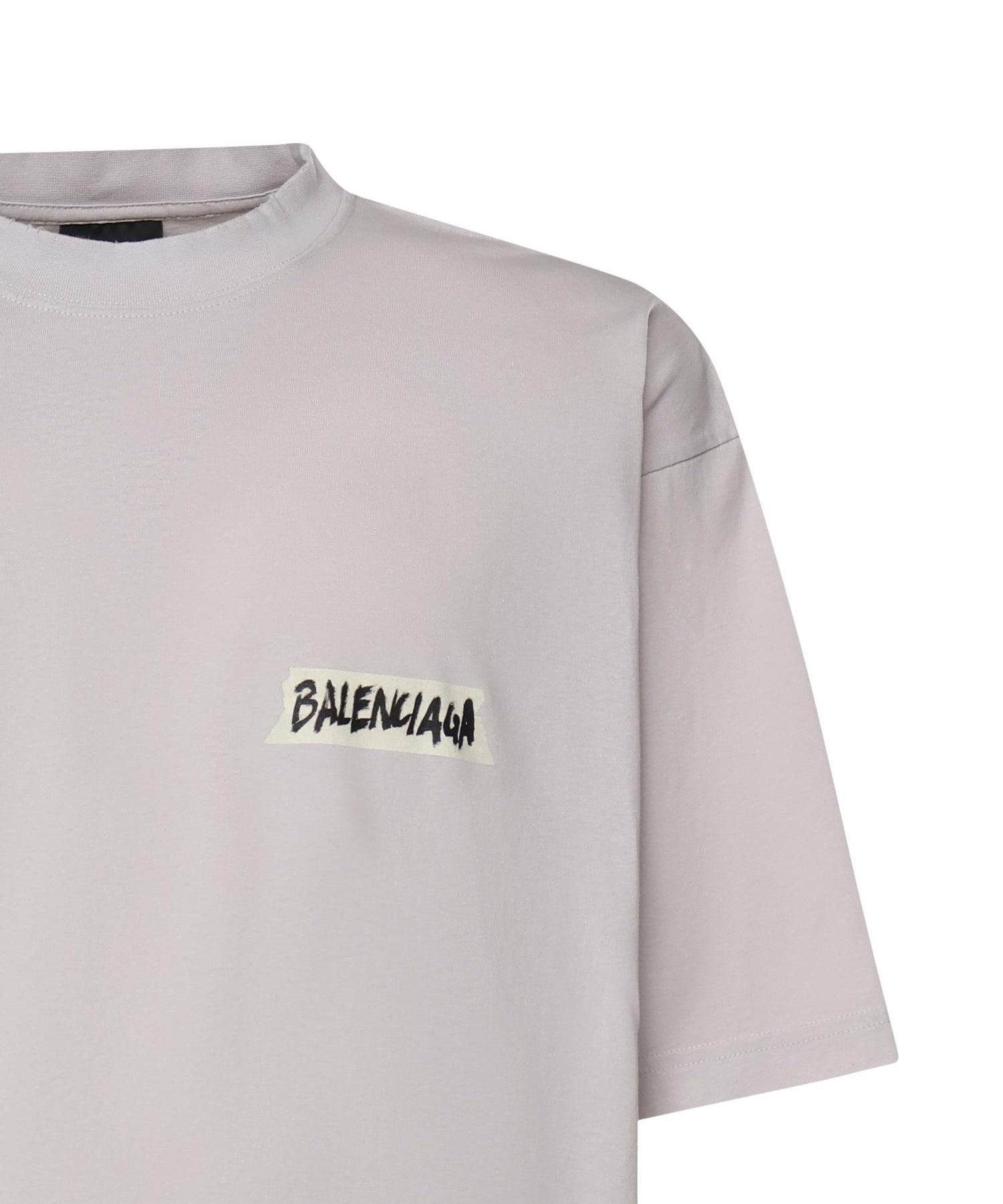 T-Shirt Masking Tape in jersey 764235 TTVL69012 BALENCIAGA 