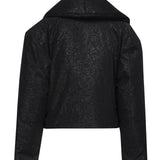 Giacca effetto pelle martellata AUW4PUFF BLACK ALBERTO AUDENINO 