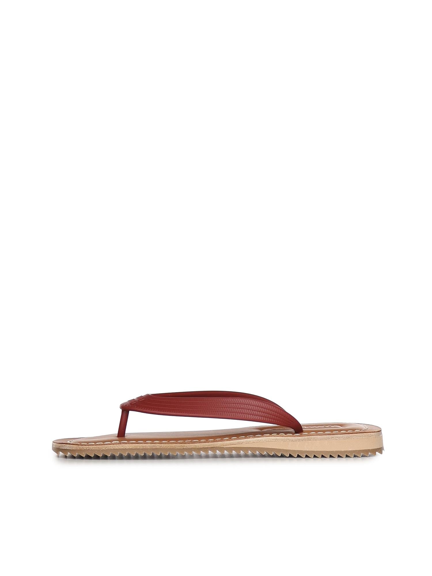 Sandali infradito con logo 5Y638E 3ZMWF0399 MIU MIU 