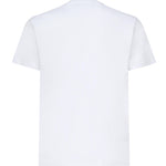 T-shirt con logo strass RMP25481TS WHITE JOHN RICHMOND 