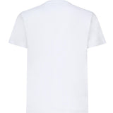 T-shirt con logo strass RMP25481TS WHITE JOHN RICHMOND 