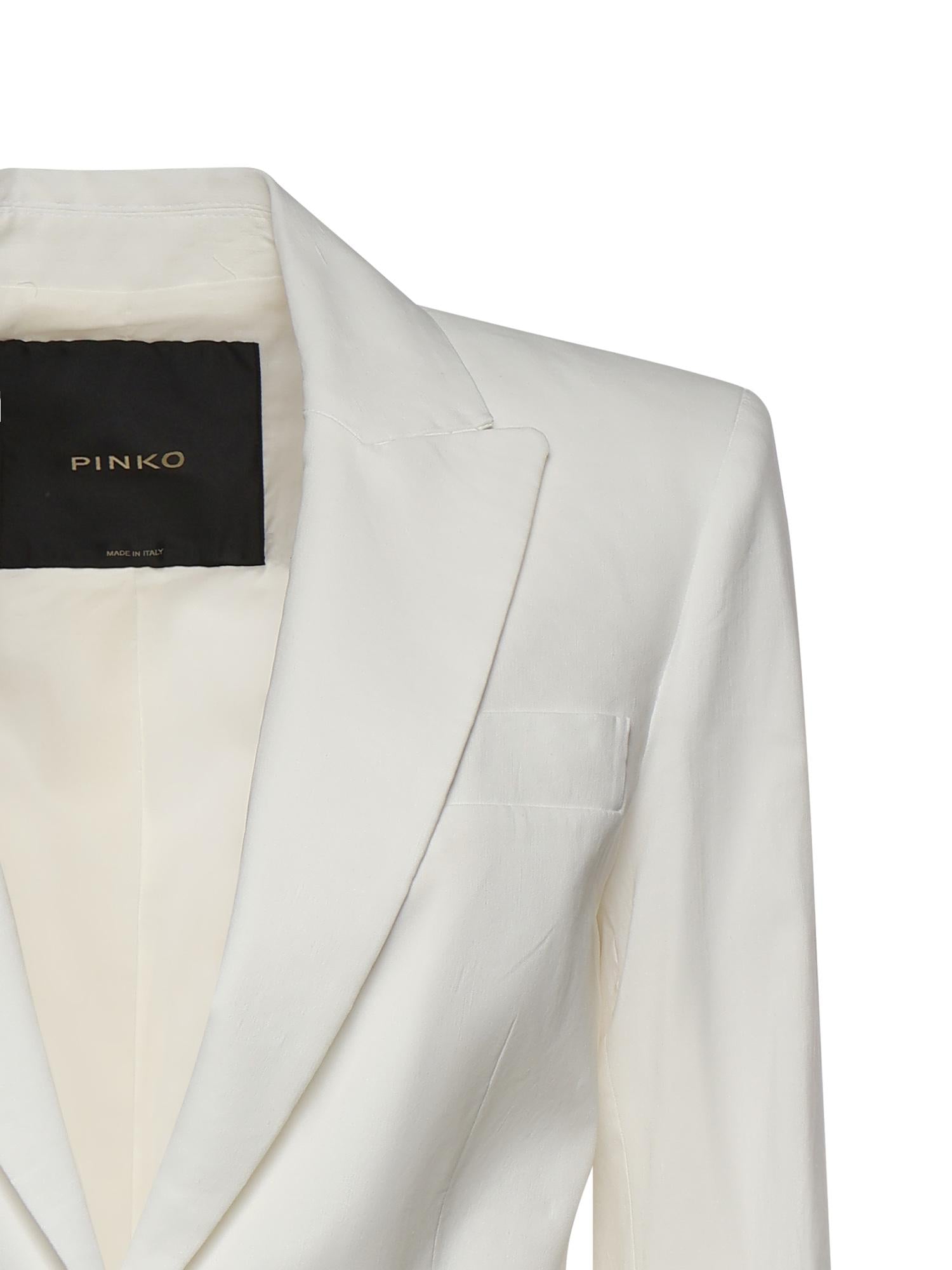 Giacca in misto lino 106597 A34IZ05 PINKO 