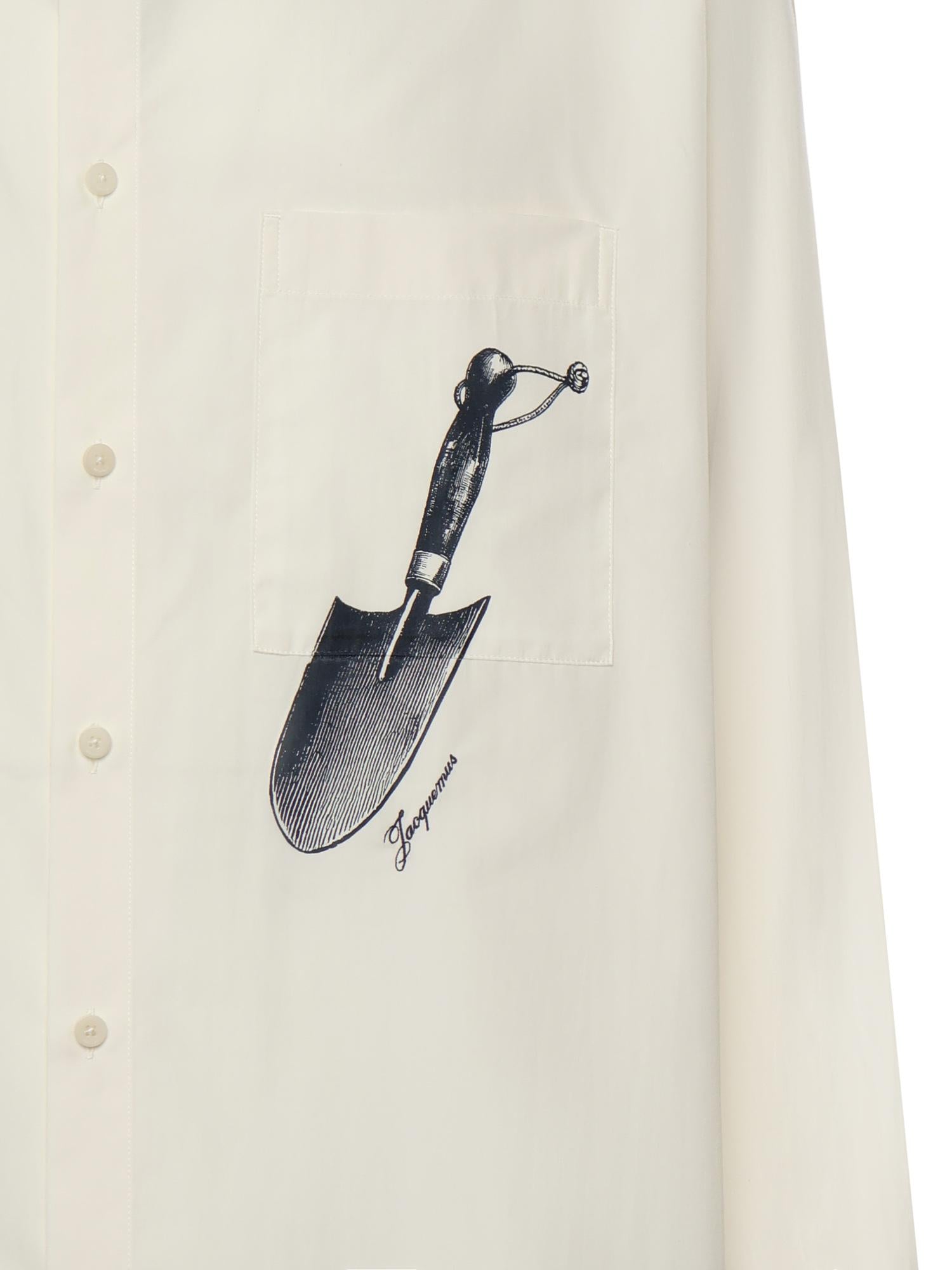 Camicia La Chemise Camargue in cotone SHM00605AW00691 3GR JACQUEMUS 