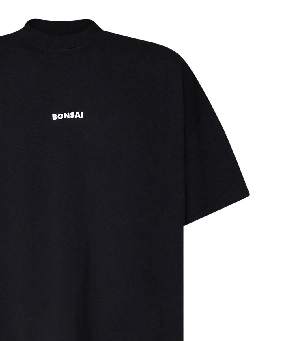 T-shirt con logo TS001001 BLK BONSAI 