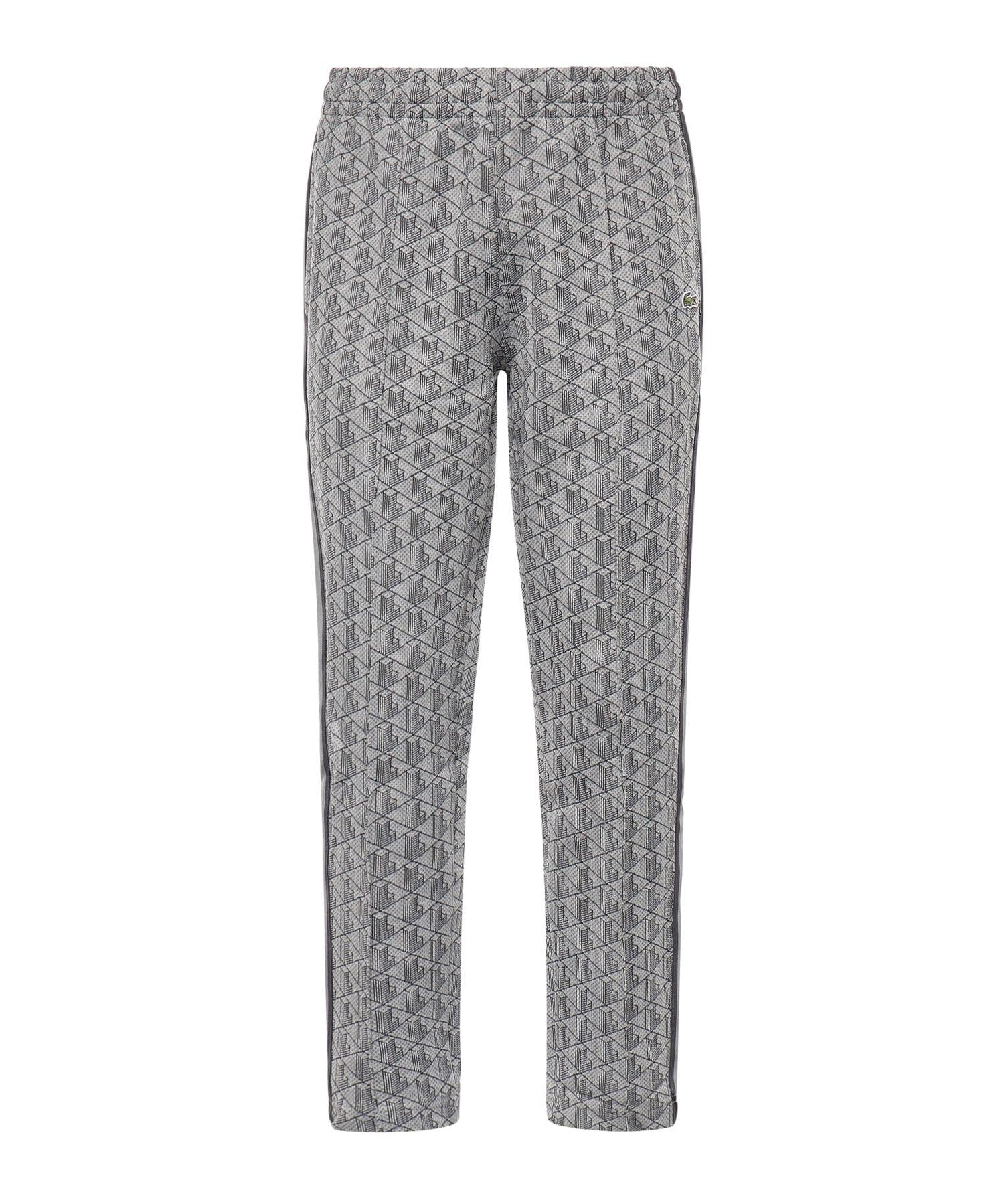 Pantalone jogger con monogramma jacquard XH1440 41I LACOSTE 