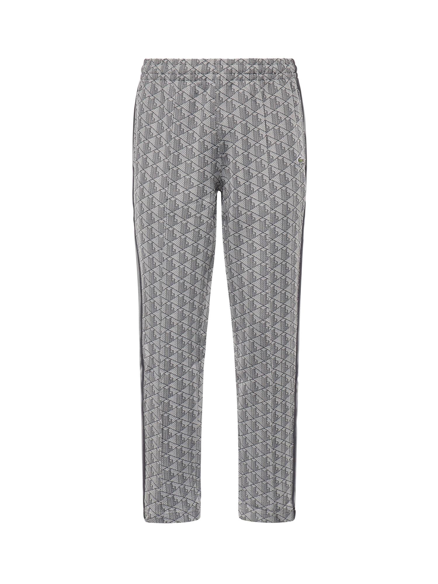 Pantalone jogger con monogramma jacquard XH1440 41I LACOSTE 