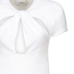 T-shirt cut-out COPJS158F5012 WHITE COPERNI 
