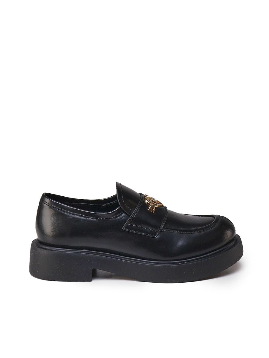Mocassino city in pelle JA10404G0LJD0 000 LOVE MOSCHINO 