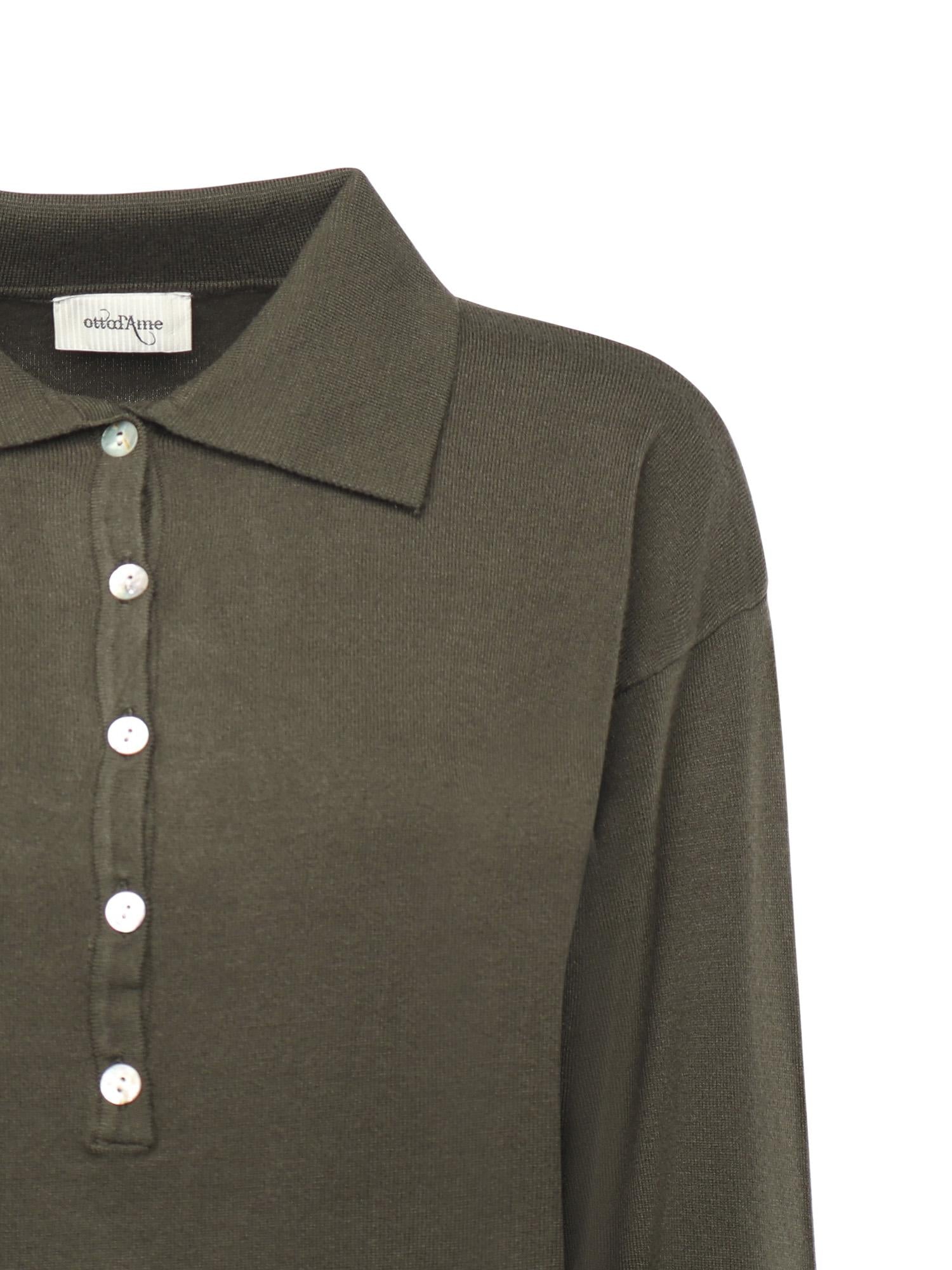 Maglia polo in viscosa DK9210 SELVA OTTOD'AME 