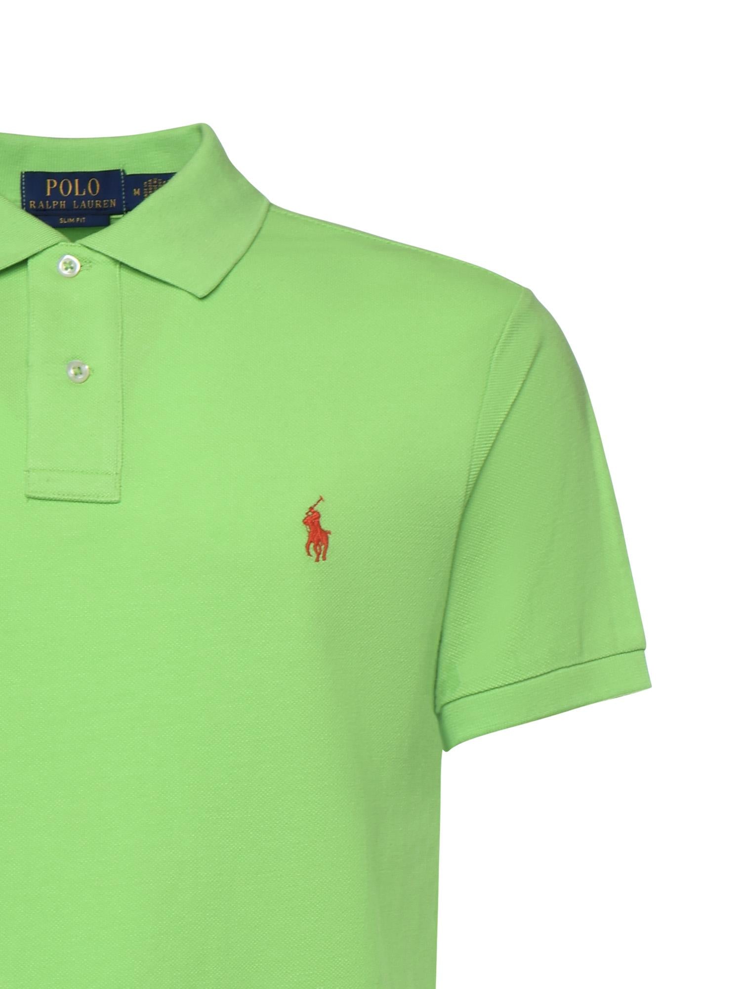 Polo in cotone con logo 710795080 021 POLO RALPH LAUREN 