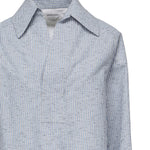 Camicia a righe in cotone e lino 819968 V5CW04028 BOTTEGA VENETA 