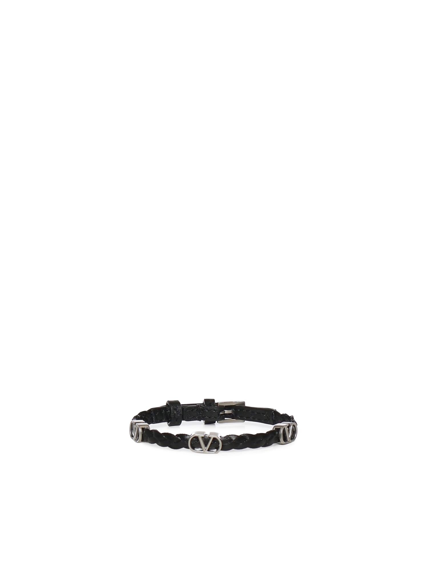 Bracciale Vlogo Signature in vitello intrecciato 8Y2J0X71 QGP0NO VALENTINO GARAVANI 