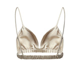 Bralette Nina in seta BRFS22108043  THE FRANKIE SHOP 