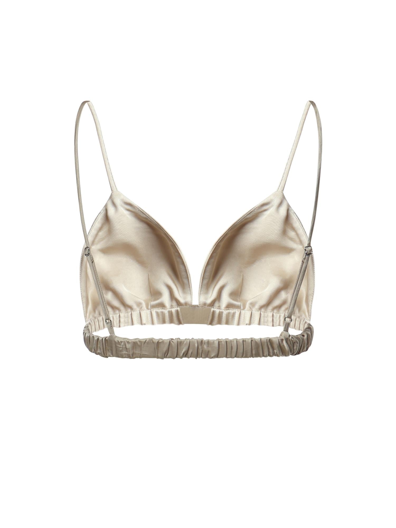 Bralette Nina in seta BRFS22108043  THE FRANKIE SHOP 