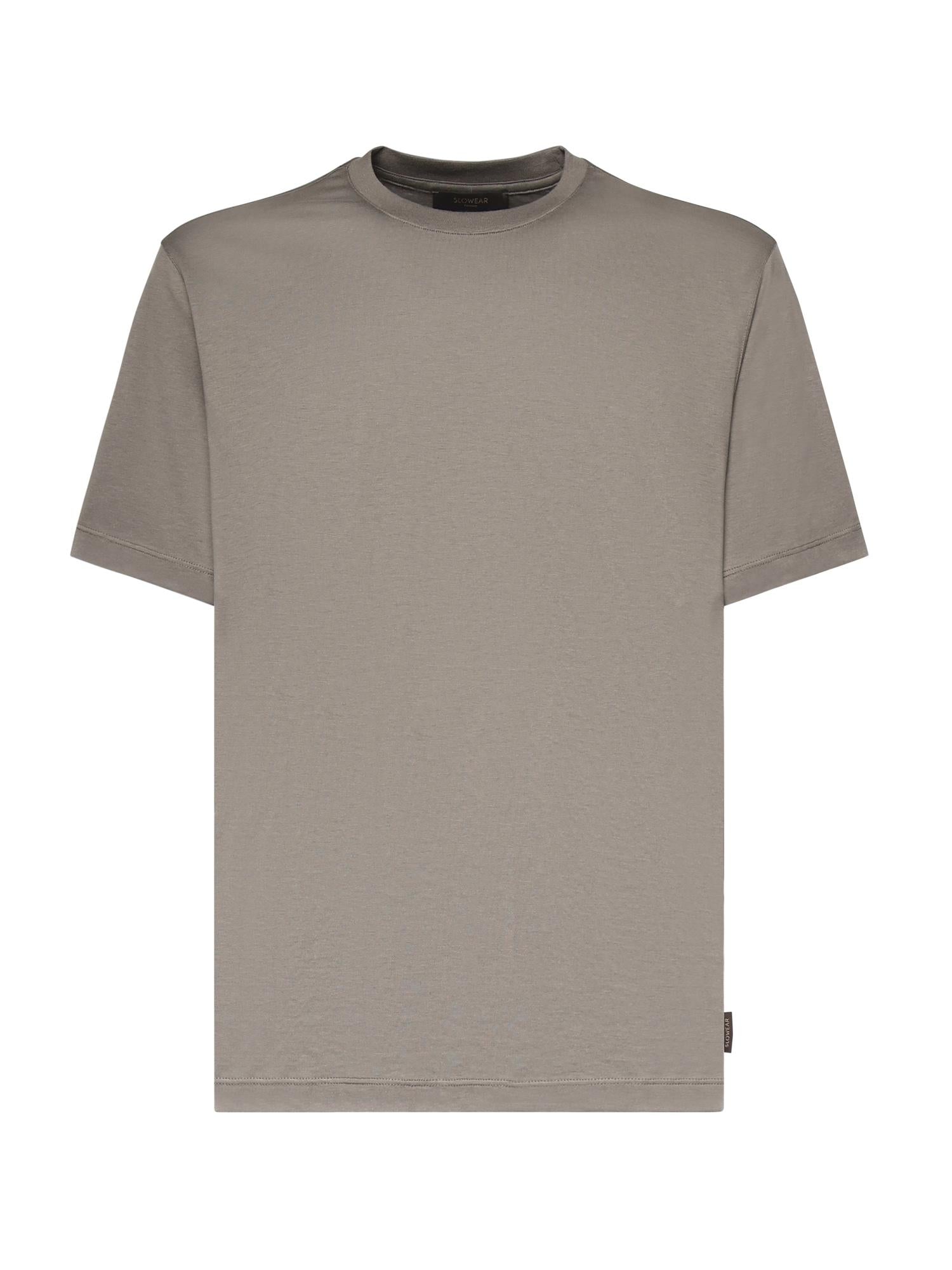T-shirt in cotone e seta 810324 ZQ317Z0914 ZANONE 