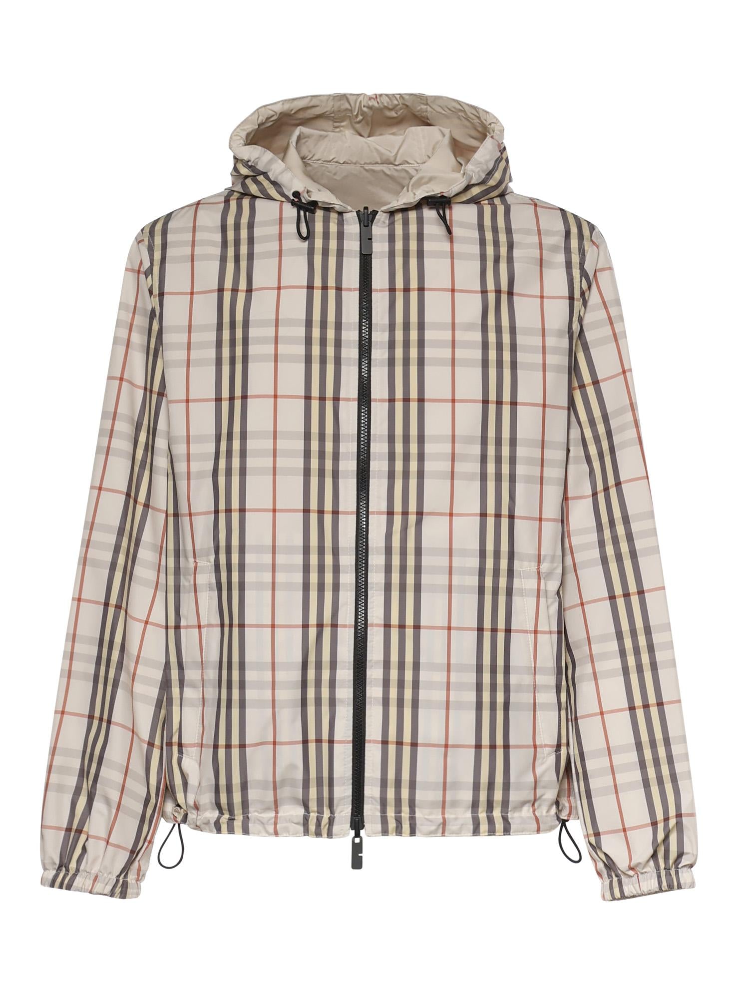 Giacca reversibile Burberry Check con cappuccio 8122908 C4997 BURBERRY 