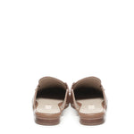 Slippers in pelle con logo SA5035PX460S1853  LIU JO 