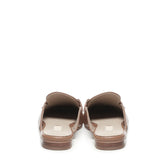 Slippers in pelle con logo SA5035PX460S1853  LIU JO 